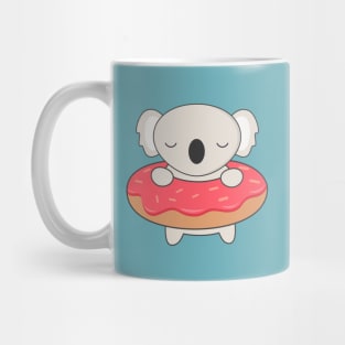 Kawaii Cute Koala With Donut Mug